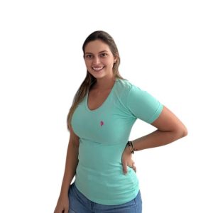 Polera cuello V