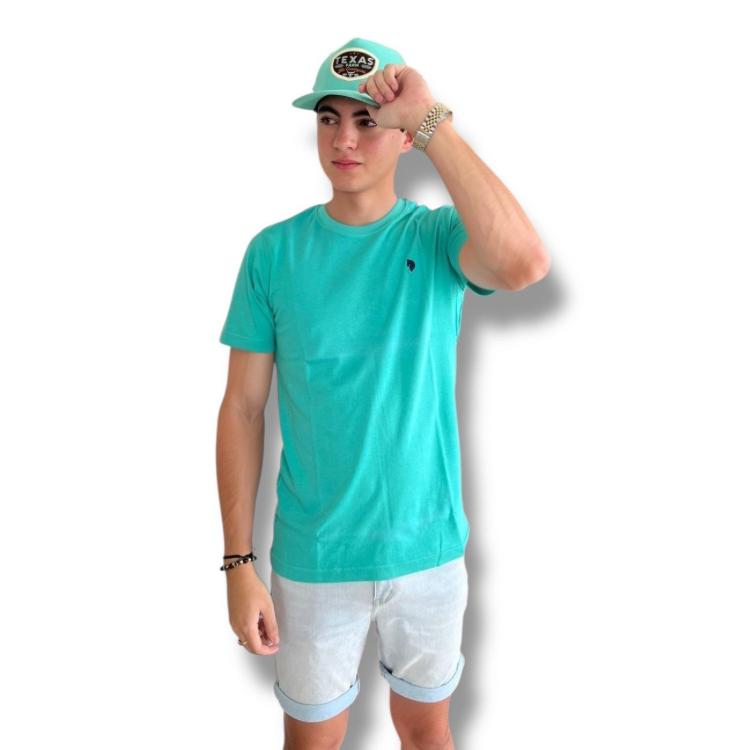 Polera cuello redondo 100% algodón