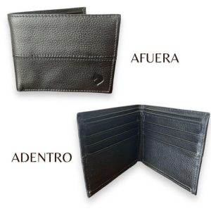 Billetera de cuero bovino