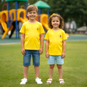 Polera cuello redondo niño