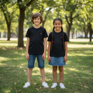 Polera cuello redondo