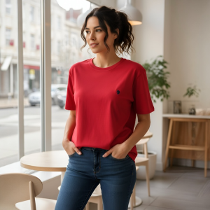 Polera cuello redondo