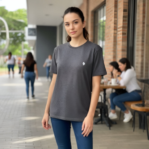 Polera cuello redondo