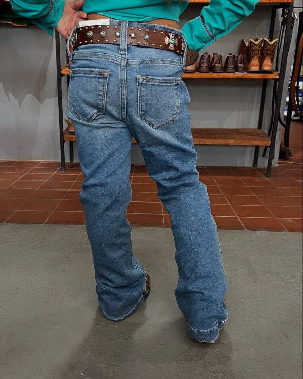 Aster Mid Rise Flare Kid JeansPantalón para niña - Imagen 2