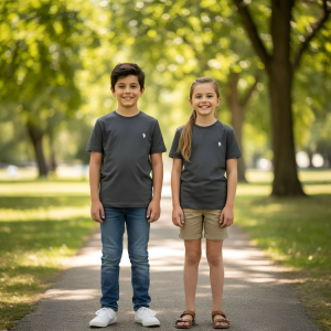 Polera cuello redondo
