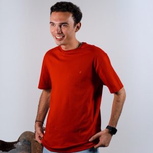 Polera cuello redondo 100% algodón
