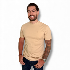 Polera cuello redondo 100% algodón