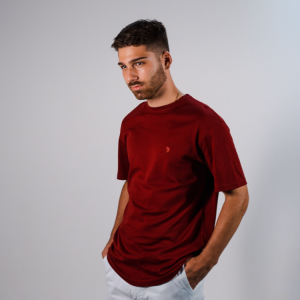 Polera cuello redondo 100% algodón