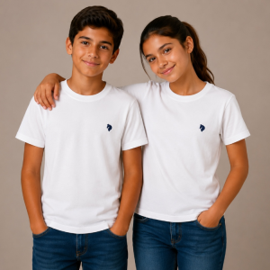 Poleras cuello redondo 100% algodón pima