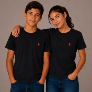 Polera cuello redondo 100% algodón pima