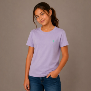 Polera cuello redondo 100% algodón Pima