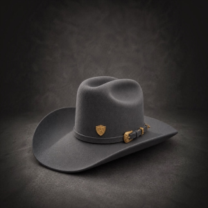 Sombrero personalizado con letra y hebilla de plata 925 enchapado en oro 18K